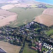 arieal view of earnley